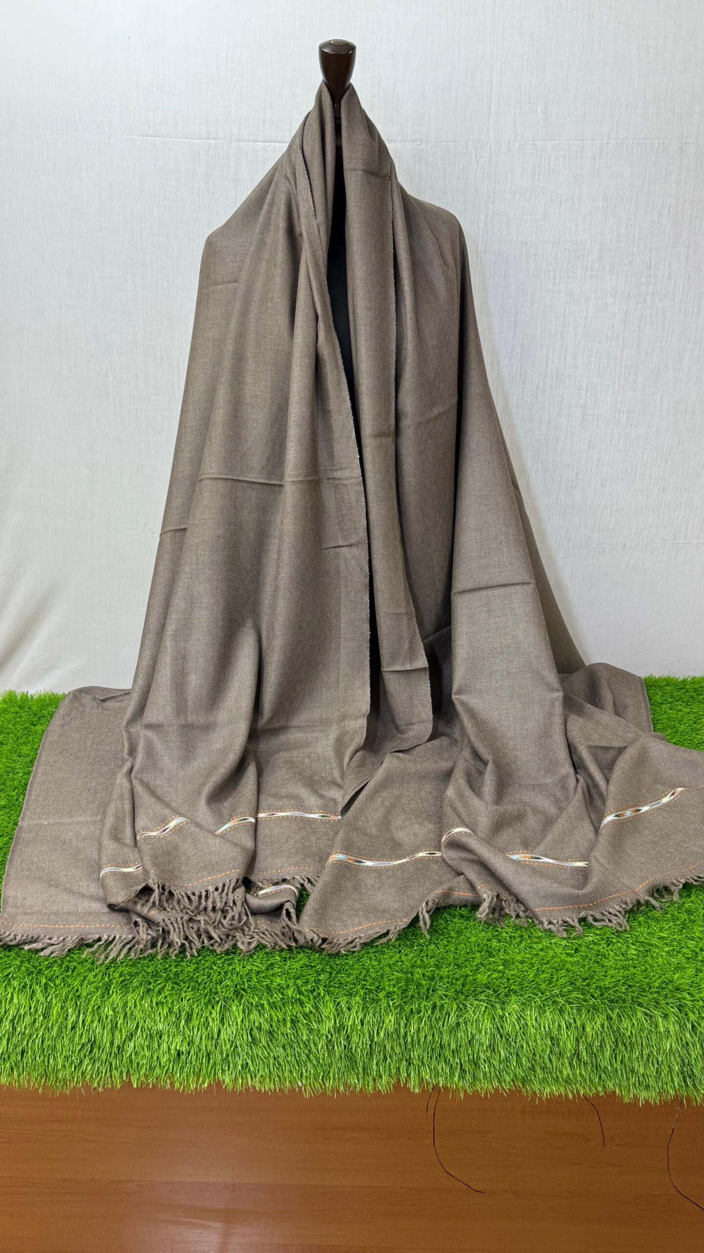 Hunardan Signature Merino Shawl – Special Super Luxury Men’s Shawl (Diamond Design) - Image 3